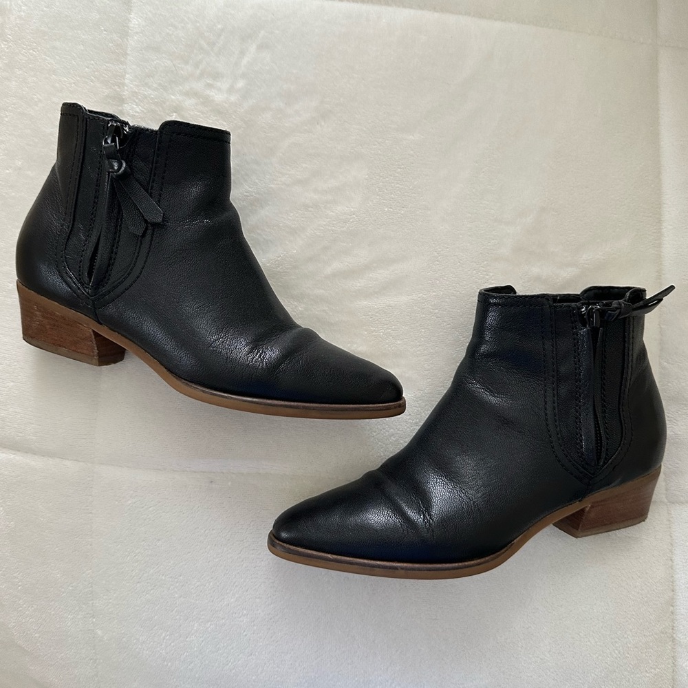 Cole Haan Black Hadlyn Booties - Picture 4 of 5